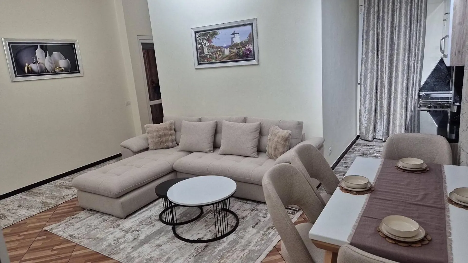 Spacious Durrs Apartment With City Views And Private Balcony Durrës Albania